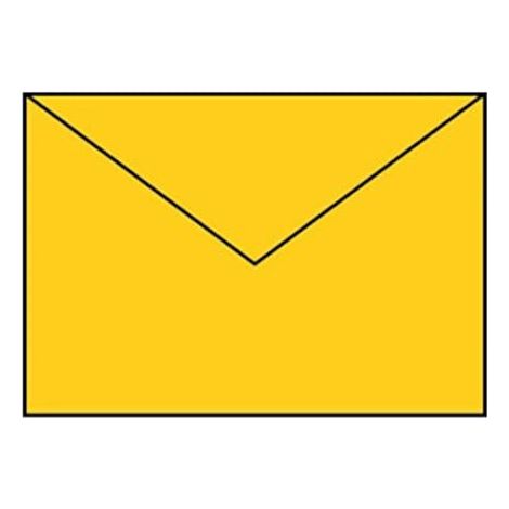 Enveloppe papier c5 5 pcs. jaune d'œuf