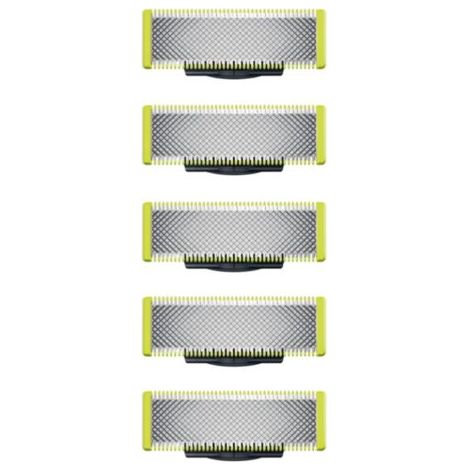 OneBlade Ersatzklingen QP2523, QP2530, QP6523, QP220, Badezimmer-Zubehörset, 5-teilig (1/5)