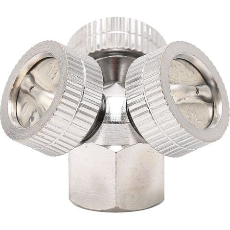 Tête d'arrosage type ventilateur 3 trous M14x1.5, buse de pulvérisation brumisateur pour pièces de pulvérisateur électrique agricole (1/5)