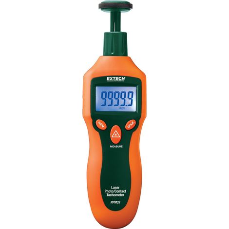 Extech, RPM33, 33 RPM contatto tachimetro laser Foto (1/4)