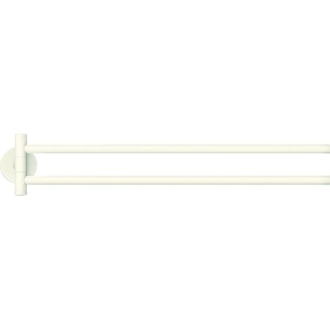 tesa Moon White Handtuchhalter weiß zweiarmig schwenkbar (1/2)