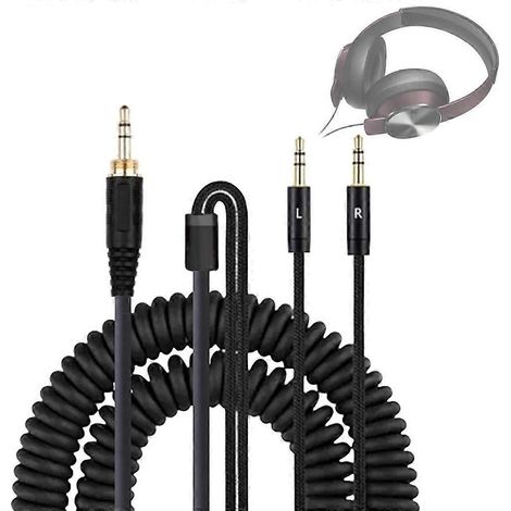 Câble à ressort fiable pour casque audio SolRepublic MasterTracks HDV8 V10 V12X3 (1/4)