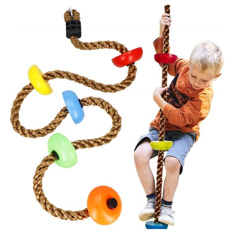 Lina da arrampicata per bambini con impugnature