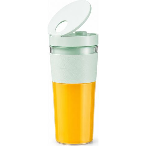 Blender Portable Rechargeable USB pour Jus et Smoothies aux Fruits, Gobelet Mixeur Électrique avec Paille (1/5)
