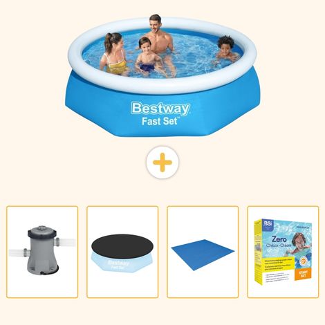 Bestway Bestway Fast Set Ronde - 244x61 cm - 5-pièces  S198 (1/5)