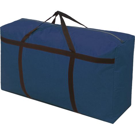 Sac De Rangement En Toile - Fermeture Éclair Renforcée - Pour Déménagement, Décorations Festives, Vélo Pliable, Poussette - 1 Pièce (1/5)