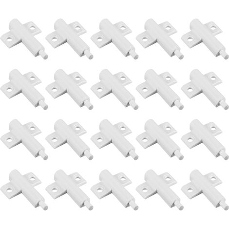 Lot de 20 Amortisseurs de Porte Amortisseur Porte Placard Armoire Tiroir Pare-Chocs Tampons Souple Coussin Quiet (Blanc)
