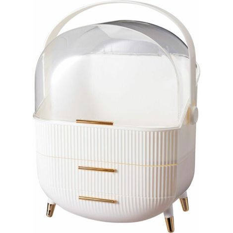 Beauty Luxe Kosmetik-Organizer mit Schubladen und transparentem Deckel (1/3)