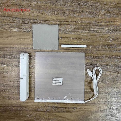 LED-Whiteboard mit Farben, trocken abwischbarer Acryl-Leinwand und 1/7 Stiften für Zuhause und Büro - dwdz-L - mit 1 weißen Stift