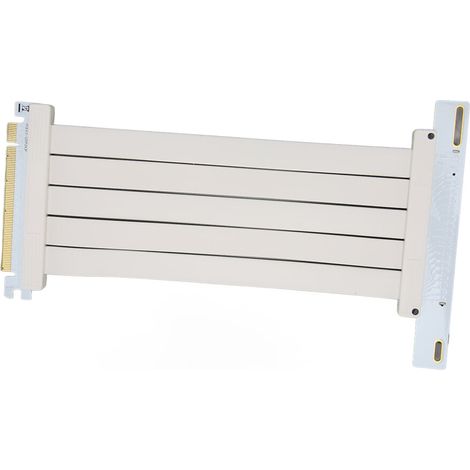 Cable adaptador PCIe 4.0 de montaje vertical, diseño plegable, antiinterferencias, plug and play, retrocompatible, flexible y delgado, blindado contra interferencias electromagnéticas.
