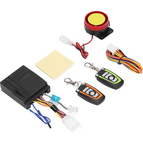 Alarme antivol moto 12V avec 2 télécommandes, universelle pour ATV quad et véhicule tout-terrain, système de sécurité anti-effraction robuste. (1/5)
