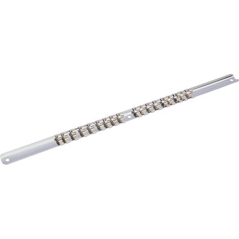Draper 1/4" Sq. Dr. Retaining Bar with 18 Clips (400mm) (50548) (1/5)