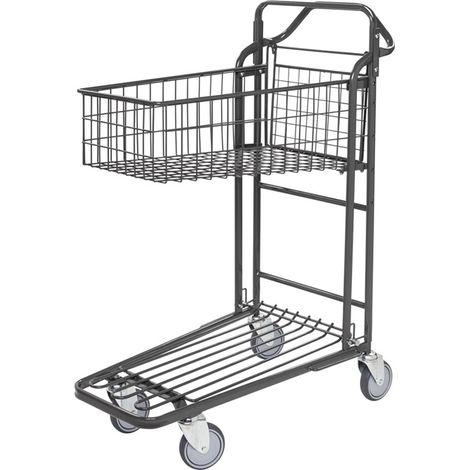 Carrello contenitore spesa 980x530x1210 carico 300Kg Kongamek KM4202-KD-ERGO (1/3)