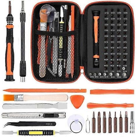 Kit de tournevis de précision 68 en 1 pour le démontage d'ordinateurs, de lunettes et de montres (1/5)