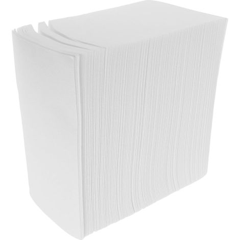 100 Pièces Serviettes D’invités Jetables 20x40cm en Papier Blanc (1/5)