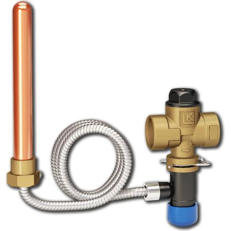 Thermische Ablaufsicherung 3/4", Kapillar 1300 mm