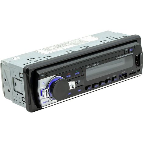 MIMOSON-Avec chargeur de téléphone portable, lecteur MP3 de voiture, autoradio avec lecteur de carte mémoire Bluetooth et amplificateur de puissance audio. (1/5)