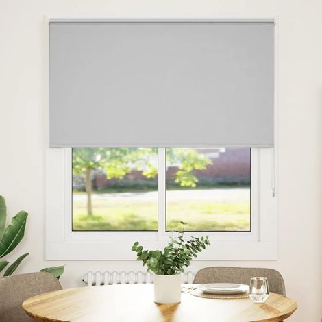 Maison Exclusive - Estor Enrollable Opaco gris claro 120x175cm Te