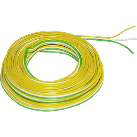 econ connect KL3X014GEWSGN5 Fil de câblage 3 x 0.14 mm² jaune, blanc, vert 5 m C891922