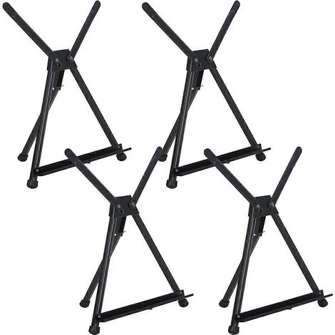 Set aus 4 Tischstaffeleien aus Metall zum Malen und Ausstellen. (1/5)