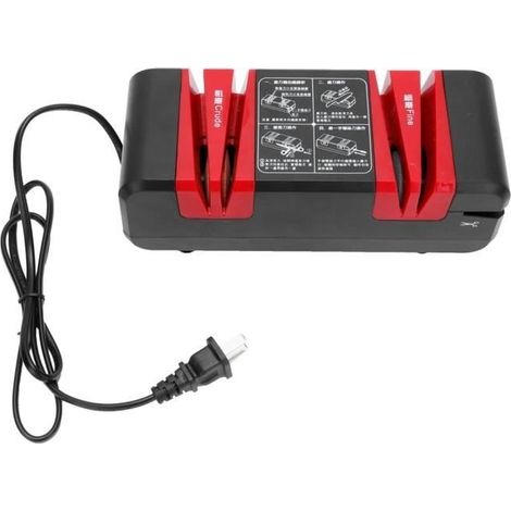 Tbest Aiguiseur électrique Aiguiseur de Couteaux de Bureau Pierre à Aiguiser Électrique Machine Meulage Automatique CN 220V (1/4)