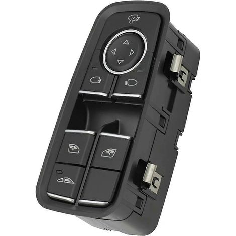 Elektrischer Fensterheberschalter für Außenspiegel an der Front für Porsche LHD-Schwarz-