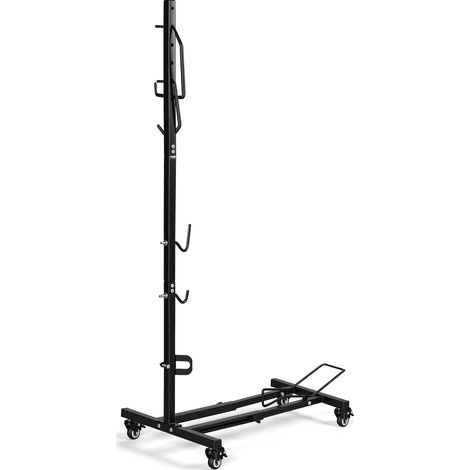 Jiubiaz Range vélo 3 en 1 réglable acier noir pour garage (1/5)