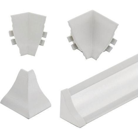 Embouts et raccords rauwalon compact line - Décor : Gris aluminium - REHAU