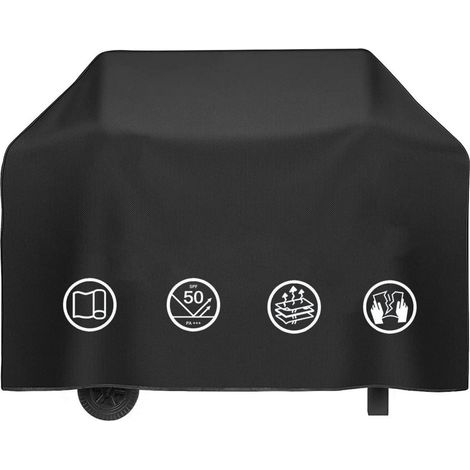 Gasgrill Abdeckplane 147cm wetterfest wasserdicht staubdicht mit Aufbewahrungstasche (1/5)