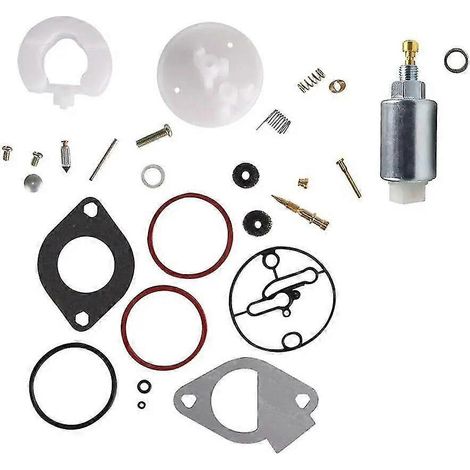 796184 Vergaser-Überholungssatz für Briggs & Stratton Rasenmähertraktoren 11 PS-19 PS mit 699915 Kraftstoffmagnetventil