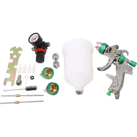 GARRYFIZH Pistolet HVLP 600ml Atomisation Uniforme Auto (1/5)