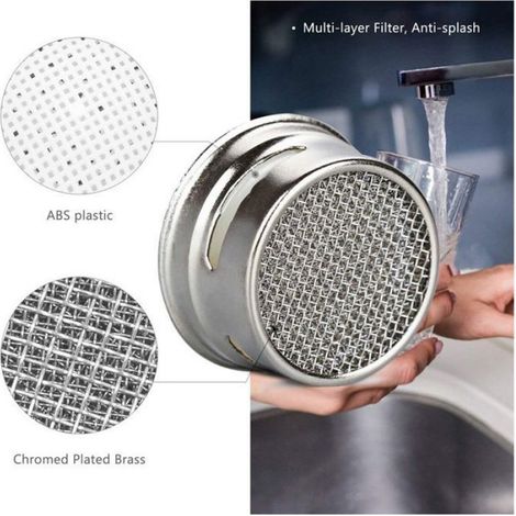 Aérateur Robinet - M24 - Filtre Anticalcaire - Économie D'eau Jusqu'à 30% - Lot De 10 (1/5)