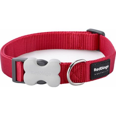 Hundehalsband Red Dingo weich Rot (1,5 x 24-36 cm)