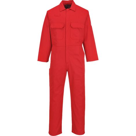 Combinaison Bizweld™ Retardateur de flammes couleur : Rouge taille 5XL - PORTWEST