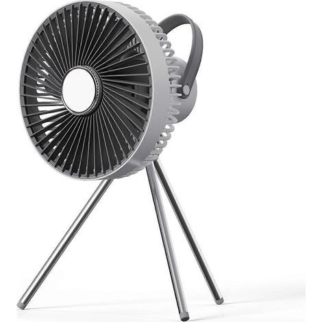 Ventilateur suspendu rechargeable USB de 7,8 pouces avec télécommande, ventilateur de plafond pour tente (1/4)