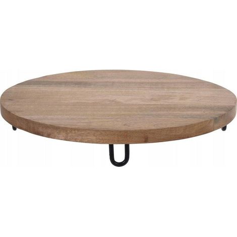 Koopman Plateau de service bois de mangue 39 cm (1/3)