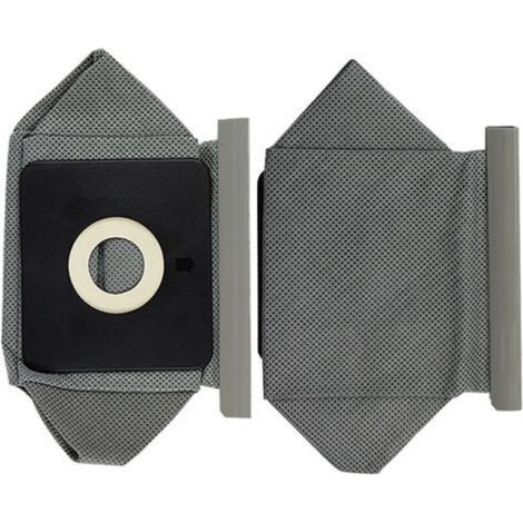 Deux sacs d'aspirateur universels, accessoires d'aspirateur réutilisables, accessoires de remplacement de sac à poussière non tissé, 11x10cm (1/5)