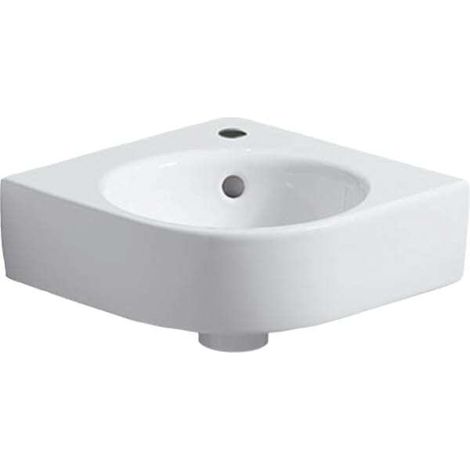Geberit Renova Nr.1 Comprimo Nuevo lavamanos angular, 32cm,