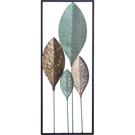 Decoración de pared hoja de metal multicolor arte estilo moderno Platinum (1/5)
