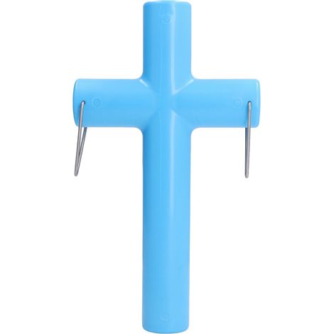 Ouvre-bouche vétérinaire bleu pour bovins et ovins, équipement d'élevage et de lavage gastrique. (1/5)
