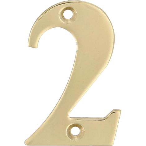 Numéro 2 laiton 10cm 2671 ami (1/4)