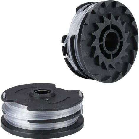 Carrete de hilo de nailon para desbrozadora Parkside LIDL Akku PRTA 20-Li C3 A1B2 PRT 550 A1 A3 PRT 300 A1 (2 piezas) -Crezuo