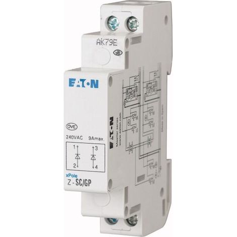 Bloc deux diodes 1PE 000270587 EATON Z-SC/GP