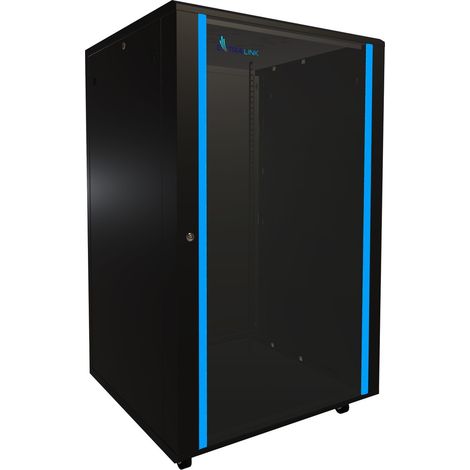 Extralink 27u 800x800 schwarz Gehäuse Rackmount de Fuß (1/5)