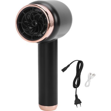 Decdeal Sèche-cheveux sans fil 1000W, ionique négatif, vent chaud et froid, haute vitesse, USB, pour la maison et les voyages, prise ue, 220V