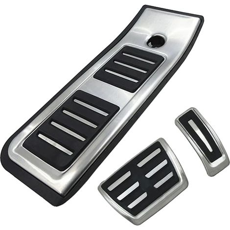 Pedales, construcción de acero inoxidable, ajuste perfecto para Audi A6, 3 piezas. (1/2)