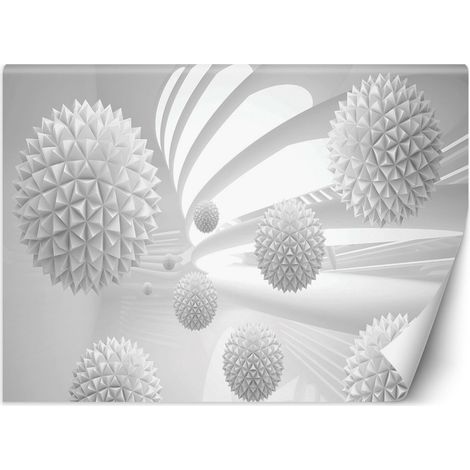 Papier peint boules abstraites - 150 x 105 cm (1/4)