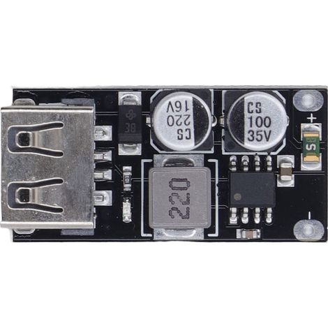 4-teiliges Schnelllademodul, mehrfach geschütztes Netzteil, Spannungsregler, hocheffizientes 6-32V DC-Abwärtswandlermodul (1/5)