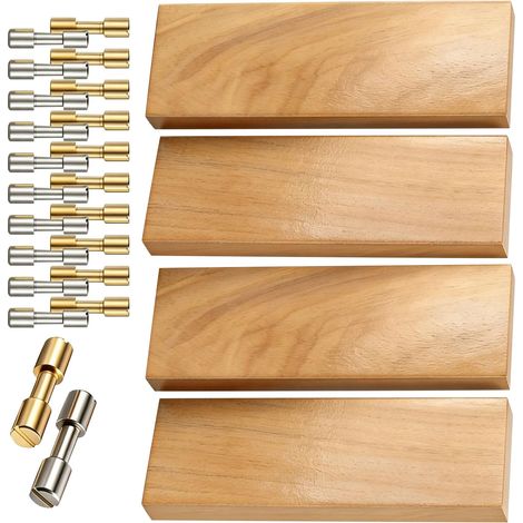 Lot de 1 lot de boulons de fixation en laiton et acier inoxydable pour l'assemblage d'outils robustes et les travaux manuels (1/4)