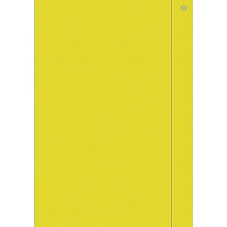 Cartellina con elastico formato A4+, monocolore, gialla (10 pezzi)